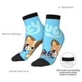 thumbnail image 4 of Lsque Bluey Printed Crew Socks, Moisture-Wicking Socks, Athletic Socks for Men Breathable Cushion Socks Casual Sport Socks for Running Traveling, 4 of 6