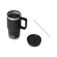 thumbnail image 3 of Vaso térmico YETI Rambler de 20 oz a prueba de fugas, negro, 3 of 9