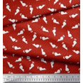 thumbnail image 3 of Soimoi Poly Georgette Fabric Floral & Cat Animal Decor Fabric Printed Yard 42 Inch Wide, 3 of 3