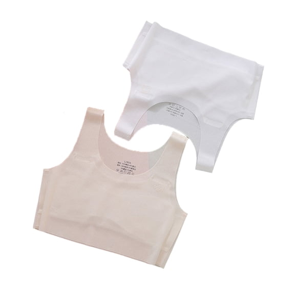 LYMAYTER Training Bras for Girls 9-13 Summer Breathable Casual Bras Invisible Dig-Free Teen Bras M-2XL