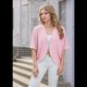 thumbnail image 5 of Cárdigan con Cuello en V y Aberturas Laterales, Color Rosa, Talla XL, 5 of 10