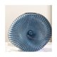 thumbnail image 1 of Jarrón de cristal ovalado azul creativo, jarrón hidropónico, arreglo de flores roscadas, decoración de mesa, decoración for sala de estar, decoración nórdica for el hogar, 1 of 3
