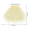thumbnail image 2 of Riforla Women's Short Vintage Ballet Pleated Puffy Tutu Petticoat Skirt Adult Tutu Dancing Skirts Womens Skirts _001 One Size, 2 of 4