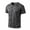 hgg131-Dark Gray, variant on Men's Summer Breathable Cooling Beach Vacation Loose Relaxed Short Sleeve Soft Lightweight Top