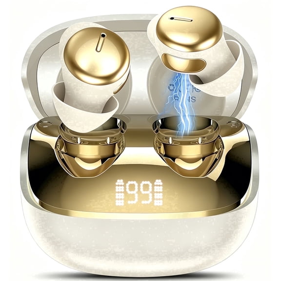 Sleep Earbuds Bluetooth 5.4 in Ear Light-Weight Headphones with Sleep Mode and White Noise, 48H Mini Sleep Ear Buds Small Design for Side Sleepers, Clear Calls, Sleep Earphones for Relaxing/Focus