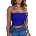 thumbnail image 1 of ITFABS Women Top Color Slim Off Shoulder Crop Tank Top Summer Hot Camisole, 1 of 4