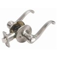 thumbnail image 1 of Design House 740399 Scroll Universal Latch Privacy Door Handle, Adjustable Backset, Satin Nickel Finish, 1 of 3