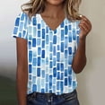thumbnail image 1 of Haivin Womens Spring Tops 2026 Summer Dressy Casual Blouses Short Sleeve Cute V Neck Shirts Fashion Vacation Clothes, 1 of 5
