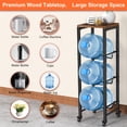 thumbnail image 3 of Soporte para botellas de agua Dataroad Selead de 3 niveles con ruedas, 3 of 6