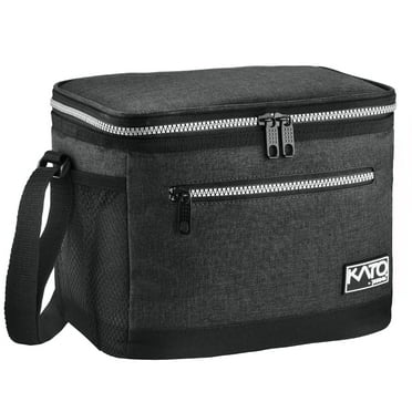 Tirrinia Insulated Lunch Bag for Women Men, Leakproof Thermal Reusable Lunch Box for Adult, Lunch Cooler Tote for Office Work, School, Medium, Charcoal