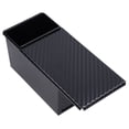 thumbnail image 1 of Carbon Steel Corrugated Bread  Non Stick Pan Pullman Loaf Pan 9X4 Loaf Pans Baking Bread Mould for Dessert  Box Pan, 1 of 7