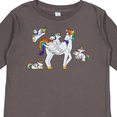 thumbnail image 4 of Inktastic Cute Unicorn Family Boys or Girls Long Sleeve Toddler T-Shirt, 4 of 5