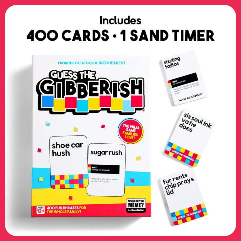 Incohearent Family Edition - Family Friendly Gibberish Guessing Game by  What Do You Meme? - Walmart.com