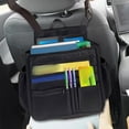 thumbnail image 2 of Organizador del asiento trasero del coche,Botella impermeable del organizador del asiento trasero del coche,Bolsa de almacenamiento duradera para el asiento trasero Libros de juguete,Bolsillo, 2 of 9