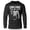 Silver on Black, variant on GYMISH Challenge Your Limits Lightweight Long Sleeve Hooded T-Shirt for Men – Athletic Workout Hoodie, Silver on Black, Small
