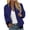 Dark Blue, variant on Women Lightweight Jacket Casual Zip Up Long Sleeve Coat Spring Fall Solid Color Trendy Work Clothes With Pockets Sky Blue M