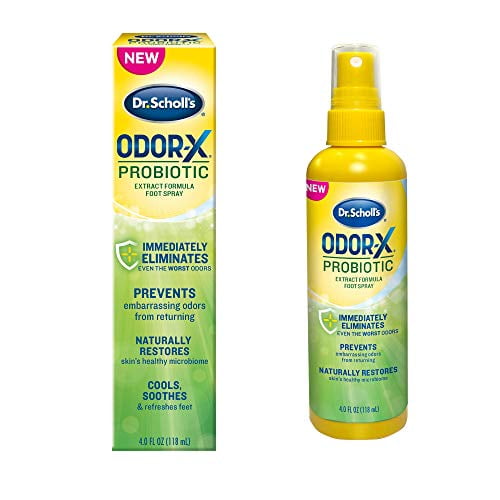 Dr. Probiotic Foot Spray Immediately Eliminates Odors from Returning Shoe Deoderizer, 4 Ounce