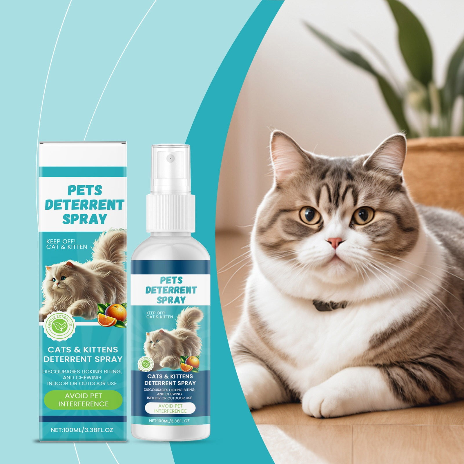 Ovzne Spray For Scratching Restricted Areas-for Cats Behavior