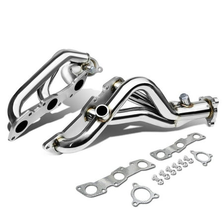 2004 Nissan Pathfinder - For 1999 to 2004 Nissan Frontier D22 / Pathfinder R50 3.3L V6 Stainless Steel Racing Exhaust Header 00 01 02 03