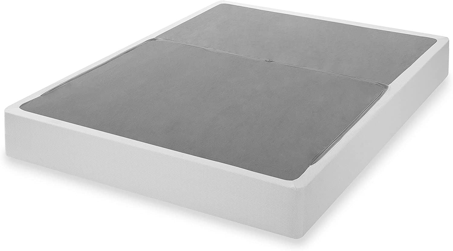 No Assembly Metal Box Spring / 9 Inch White Mattress Foundation