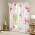 thumbnail image 3 of Feelyou Princess Pink Bowknot Curtains Pack of 2 (42x84 Each), Vintage Flower Print Curtains Blackout, Romantic French Style Bedroom Curtains, Window Curtains Bedroom Decor, 3 of 6