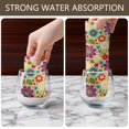 thumbnail image 6 of 4 Pcs Pioneer Flower Floral Print Pattern Funny Kitchen Towels, Microfiber Dish Towels, Kitchen Tea Towels Set 18" X 26", 6 of 6