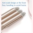 thumbnail image 1 of Curling Iron 3 Barrel Fast Curling Iron Temperature Adjustable Heating Hair Waver Temperature Adjustable Electric Ceramic Curler US Plug, 25mm, 1 of 8