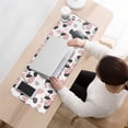 thumbnail image 3 of Long Mouse Pads for Desk,White Cow Black Spot Geometric Pattern Desk Mats on Top Of Desks, Desk Mouse Pad Extra Large with 3mm Non-Slip Base and Stitched Edge for Gaming,Office,Work,Home 31.5"x11.8", 3 of 6