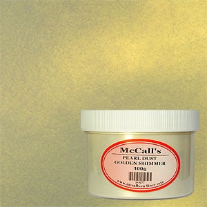 Poudre Nacrée Dorée Scintillante 100 g (Comestible)