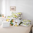 thumbnail image 6 of meiyoeat Rustic Pike Fish 7-Piece Twin Bedding,Cartoon Bass Fish Bedding Comforter Set For Boys,Multicolor,Reversible, 6 of 7