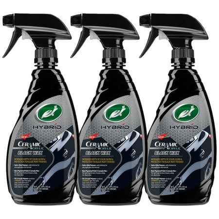 Turtle Wax Hybrid Solutions Ceramic Acrylic Black Wax 3-Pack