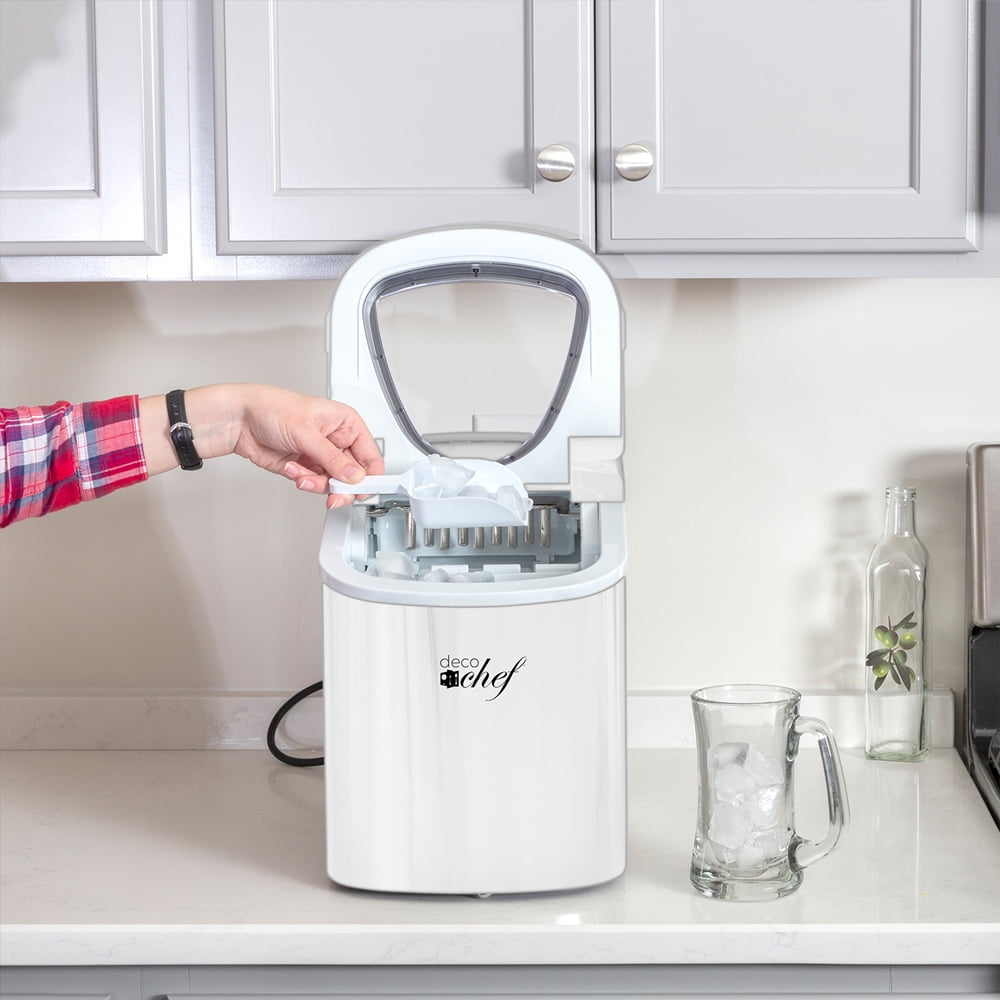 Restored Deco Chef IMWHT Compact Electric Ice Maker White (Refurbished)