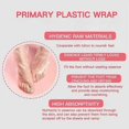 thumbnail image 4 of 100PCS Transprent Disposable Hand Foot Bags Prevent Infection Remove Chapped Foot Hand Care SPA Wax Covers Bath Gloves Socks, 4 of 5