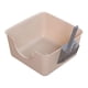 thumbnail image 3 of Caja de arena abierta para gatos de interior, suministros para mascotas, inodoro para gatos, portátil, de lado alto, fácil de limpiar, inodoro para café, 3 of 8