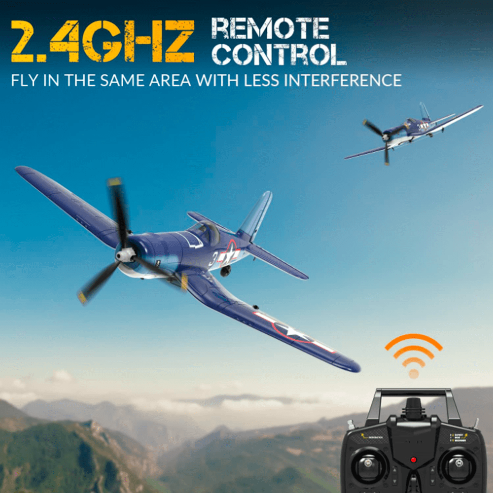 VOLANTEX F4U Corsair RC Airplane 4CH 2.4GHz Aerobatic Aircraft Remote Control Fixed Wingspan Plane
