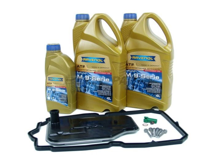 Blau F2A1538-B Automatic Transmission Fluid Change Kit - Compatible with 2004-10 Mercedes CL-Class - 7 Spd (Fits Only 722.9 transmission with Red Fluid)