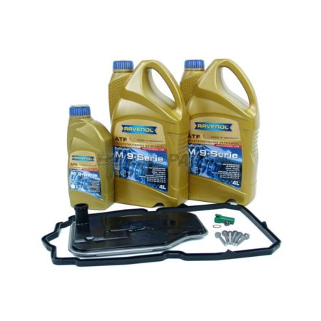 Blau F2A1538-H Automatic Transmission Fluid Change Kit - Compatible with 2006-11 Mercedes ML-Class - 7 Spd (Fits Only 722.9 transmission with Red Fluid)