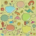 thumbnail image 1 of Ahgly Company Indoor Square Patterned Tea Green Novelty Area Rugs, 5' Square, 1 of 6