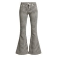 thumbnail image 5 of Bell Bottom Pants for Girls High Waist Y2k Pants Girls Wide Leg Pants Back to School Clothes Plaid School Pants Size 5-16 Years, 5 of 5