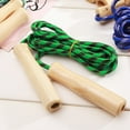 thumbnail image 6 of D-GROEE 2PACK Jump Rope for Kids - Wooden Handle - Adjustable Nylon Colorful Braided Fitness Skipping Rope, 6 of 7