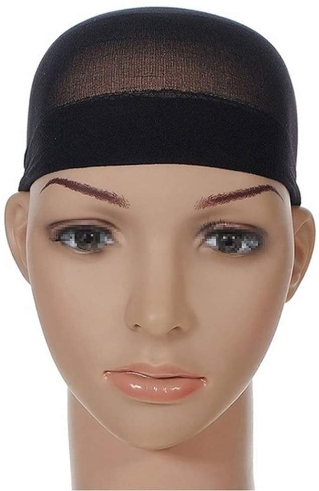Crday 6PCS Elastic Cotton Wig Cap with 