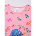 thumbnail image 5 of WIBACKER 3-12Y Girls Short Sleeve Cartoons Nightgown 1PCS Soft Kids Nightdress Pajamas for Toddler to Big Girl Nightie Dress, 5 of 11