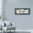 thumbnail image 3 of Trademark Fine Art 'Thankful IV Blue' Canvas Art by Janelle Penner, 3 of 3