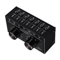 thumbnail image 3 of Audio 3.5mm Switch Controlador De Interruptor Splitter, 6 3.5mm IN 1 3.5mm Out, Negro, 3 of 8