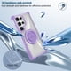 thumbnail image 3 of Funda para S25U con soporte magnético giratorio de 360 grados, carcasa protectora resistente y a prueba de golpes, funda magnética para S25 U., 3 of 9