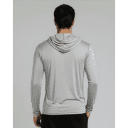 Real Essentials 3 Pack: Men's Dry Fit Wicking Long Sleeve Fishing Active Hoodie Pullover Sweatshirt (Big & Tall)