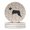 Brown, variant on Boston Terrier Merry Christmas Large Sandstone Coasters Pack of 4 4 in x 4 in