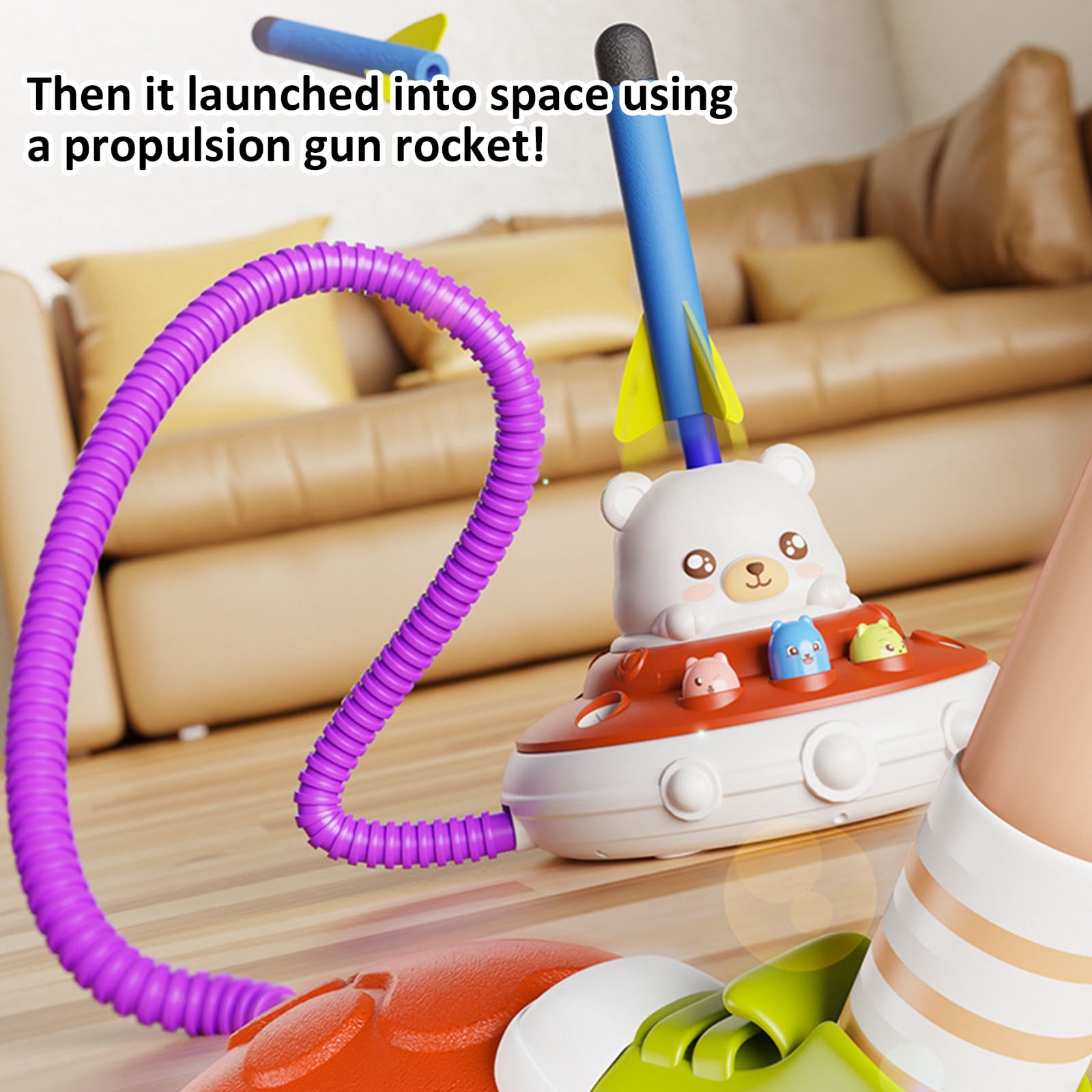 Children's Puzzle Early Education Music Toy Multi Exercises Machine Jump Rope and Basketball for Kids Fitness