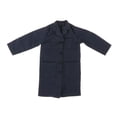 thumbnail image 3 of Gabardina para ropa de muñeca, figura masculina a escala 1/6, elegante, cortavientos con figuras de acción para accesorio de figuras de acción de 12 Azul oscuro, 3 of 8