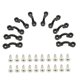 thumbnail image 1 of Mantenga el buceo KK-A06 Tornillos de acero inoxidable Nylon Deck Loops Canoas portátiles Barco de pesca KAYAK Pad Eye Kit Mando conjunto Set Lago Herramienta 10 Conjuntos Inevent OD003635-04, 1 of 4